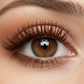 make the lashes look more brown